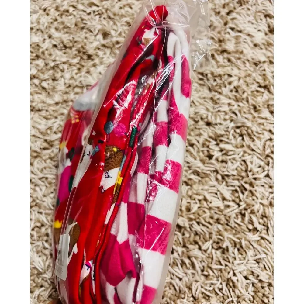 NWT❤️Mini Boden 2-Pack Assorted Two-Piece Fitted Pajamas sz7Y